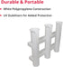SeaSense 3-Rack Fishing Rod Holder for Boat, Pontoon, Garage - Convenient Storage with Mounting Hardware