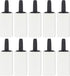 Pawfly 1.2 Inch Air Stone White Cuboid Bubble Stone Diffuser for Aquarium Fish Tank and Pump, 10 Pack