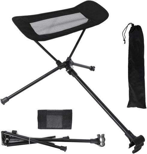 YWHWXB Portable Folding Chair Ottoman Outdoor Recliner Lazy Retractable Footrest Leg Rest Camping