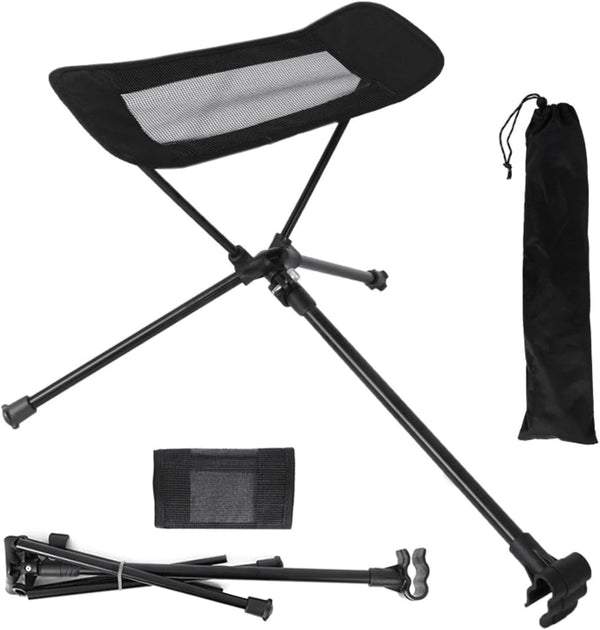 YWHWXB Portable Folding Chair Ottoman Outdoor Recliner Lazy Retractable Footrest Leg Rest Camping