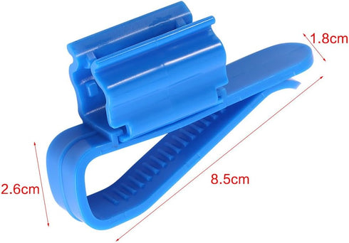 Fdit Pack of 2 Aquarium Fish Hose Holder Hanger, Water Pipe Tube Mounting Clip for 8-16mm Inflow Outflow