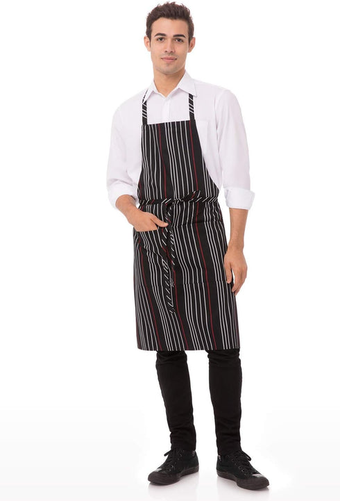 Custom Striped Bib Apron for All - Chef Works