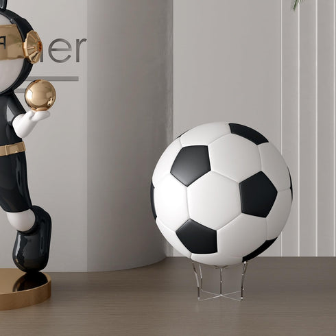 Large Ball Stand 3-Pack - Acrylic Display Stand for Football, Basketball, Soccer, Volleyball, Rugby