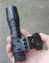 TOCNGAEK 1" Offset Tactical Picatinny Rail Mount for Flashlights for Outdoors