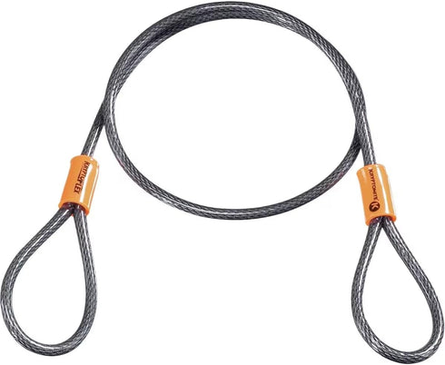Kryptonite KryptoFlex 525 Double Loop Security Cable, 2.5 FT Long Braided Steel