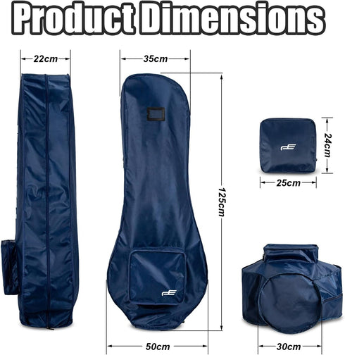 Golf Bag Travel Rain Cover, 300D PVC Waterproof, Durable and Lightweight