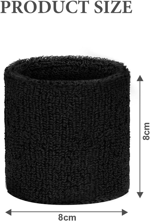 Aucuu Set Sports Wristband for Men & Women, Sports Wristband Absorbent Sweatbands Head Wrist Hand Sweatband Headband