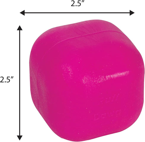 Ruff Dawg Indestructible Dawg-Cube Dog Toy - Crazy Bouncing Toy, Retrieving, Fetch, Made in The USA, Floats, 2.5 inches Square, up to 40lbs