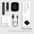 FITVII 24/7 120+ Health & Fitness Tracker (Answer/Make Calls), Smart Watch with Heart Rate and Blood Pressure, Sleep