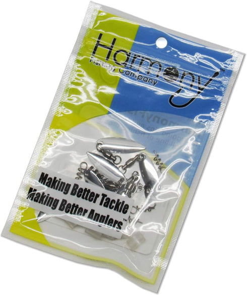 Harmony Fishing Company 7 Pack Tail Spinners for Soft Plastic/Senko Fishing Lures