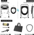 16.5"H 350LB Portable Toilet for Camping, Capacity Stainless Steel Folding Toilet with Soft Seat & Bags, Collapsible