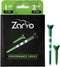 Zario Golf Tees 3 1/4" with 1 1/2 inch Combo, Plastic Golf Tees - Near Unbreakable - 50 Count