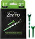 Zario Golf Tees 3 1/4" with 1 1/2 inch Combo, Plastic Golf Tees - Near Unbreakable - 50 Count