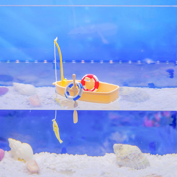 NIHUIFA Fishtank Artificial Vessel Landscape Fish Tanks Decorations for Aquariums Terrarium Shrimp Sail Boats Ornaments
