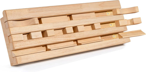 DIY Hangboard Rock Climbing, Wooden Climbing Hang Board as Training Fingerboard with Magnetic Multifunctional Block