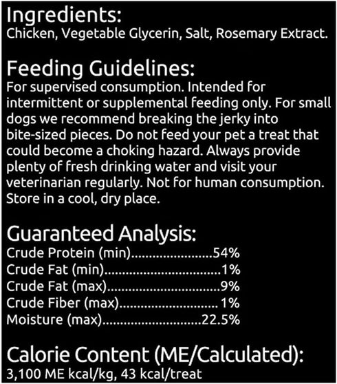 PetShoppe (12 oz) Premium Chicken Jerky Dog Treats