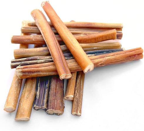 6" 10 Pack Standard Bully Sticks for Small to Medium Dogs - - Long Lasting, All Natural, Single Ingredient, Easily