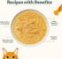 (3.0 oz (Pack 12), Made by Nacho Flaked Filets Recipe in Bone Broth, Grain-Free Chef's Selects Wet Food for Cats