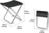 Aymzbd Portable Folding Camping Stool Recliner Foot Rest Comfortable Mini Foldable Chair for Picnic Travel Hiking