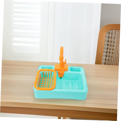 2pcs Bird Bath Tub Toy Interactive Fountain for Birds Automatic Water Circulation Vegetable Washing Basin Parrot Shower