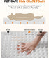 Medium Orthopedic Dog Bed, Egg Foam Couch with Removable Washable Cover, Waterproof Sofa Bed with Non-Slip Bottom,