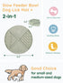 Slow Feeder Dog Bowls, Silicone Dog Feeding Bowls with Suction Cups, Lick Mat for Dogs, Green
