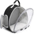 Small Animal Carrier Backpack - Space Capsule Bubble Window Carrier for Lizard & Guinea Pig (Black)