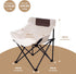 aledaras Portable Folding Chair for Sauna, Fast Folding Chair with Carry Bag and Side Pocket Chairs for Adults, Carry