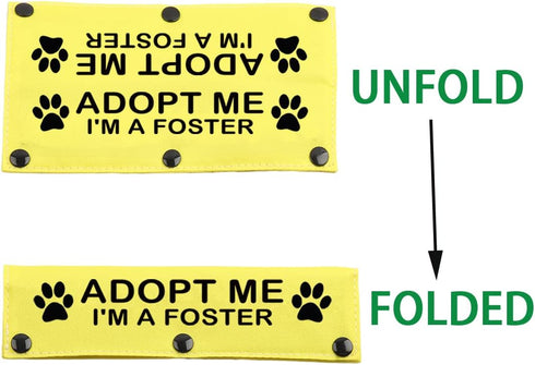 JXGZSO Adopt Me I’m A Foster Leash Sleeve Wrap Adopt Me Dog Leash Cover Dog Gift Dog Owner Gift Dog Rescue Gift (I'M A FOSTER DLS)