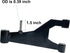 Huskey Delta A Plate Assembly Control Arm for Club Car DS Golf Cart (1993+)