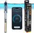 Sicce Scuba 100 Watt Aquarium Fish Tank Heater - Smartphone Controlled via NFC, Adjustable for Marine and Freshwater