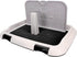 Puppy Dog Potty Tray Pee Pad Holder, Mesh Training Toilet for Small and Medium Dogs, Easy to Clean, Wall for Male Dogs
