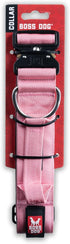 Boss Dog Tactical Collar in Large, Pink