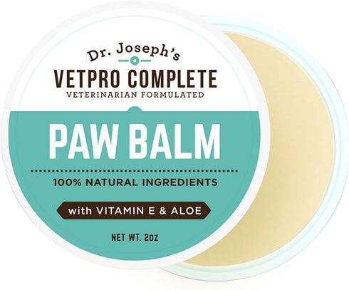 VetPro Complete Paw Balm for Dogs and Cats, 2 Ounces, Natural Protection & Soother for Dry Pads & Noses