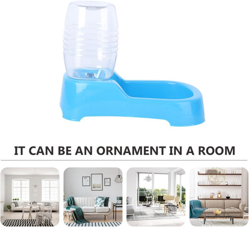 POPETPOP Automatic Pet Feeder, Plastic, Suitable for Cats and Dogs, Multiple Pets