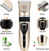 Pilarmuture Trimmer 4 Dog Grooming Clippers - Low Noise Rechargeable Electric Cat Shaver Shears for All Pets, Dog