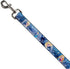 Buckle-Down Pet Leash - Frozen Elsa the Snow Queen Poses/Snowflakes - 4 Feet Long - 1.5" Wide