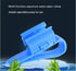 AKOAK 3 Pcs Multi-Functional Fish Tank Hose Support, Blue Mounting Water Pipe Clip