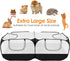 73"x36"x25" SlowTon Small Animals Playpen - Portable Chicken Coop Run Large Chick Brooder with Detachable Bottom, Pop