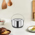 5.0L Cooking Pot Stainless Steel Camping Pot,Multipurpose Stockpot,Cookware Portable for Restaurant Cooking Home