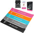 Resistance Loops Exercise Booty Bands Set of 5 for Home Fitness, Pilates, and Yoga Training