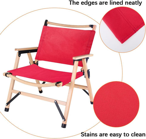 2pcs 48x35cm Backpacking GORGECRAFT Camping Chair Replacement Fabric Waterproof Outdoor Folding Chair Seat Replacements