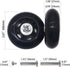 Outher Mute Wear-resistant Luggage Suitcase Replacement Wheels Kit, Inline Outdoor Skate Replacement Wheels (68mm x