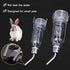 2 Pcs Small Pet Water Bottle No Drip, 6 Oz & 12 Oz Dispenser for Small Animals like Rabbits and Guinea Pigs