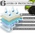 100 kathson Piece Rabbit Pee Pads,Disposable Pet Pees Pad,Cage Black Carbon Liner,Super Absorbent Leak Proof Cushion