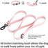 Waterproof Dog Collar and Leash Set with Adjustable Quick Release Buckle for Large, Medium, Small Dogs (Large, Purple)