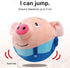 Panup Plush Toy - Interactive Talking and Singing Dog Toy, Cute Blue Pig Plush for Cats and Dogs