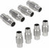 Inline Roller Speed Hockey Bearings Package - 16 Bearings & 8 Spacers Kit (ABEC 9, 7, 5 - Black)