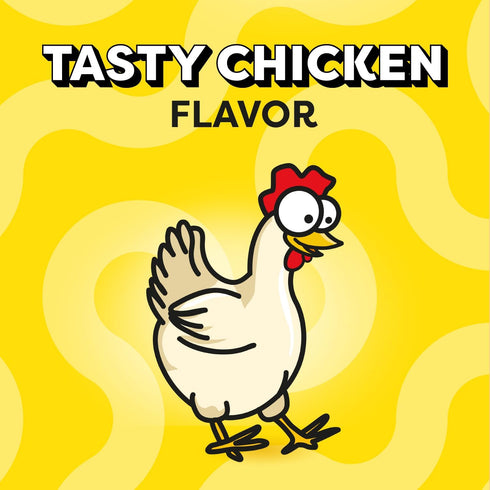 6.3 oz. (Pack 10) Temptations Cat Treats Classic Crunchy and Soft Cat Treats, Tasty Chicken Flavor, Pouch