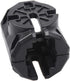 Kayak Fishing Accessories Black Rail Adapter Compatible with Hobie H and MightyMount Duo Rails
